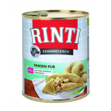 Hrana umeda pentru caini Rinti cu burta 800 g
