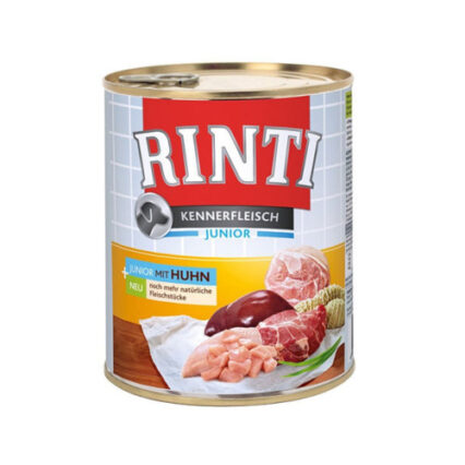 Hrana umeda pentru caini Rinti Junior cu pui 400 g