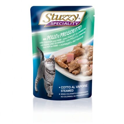 Hrana umeda pentru pisici Stuzzy Speciality cu pui si sunca 100 g