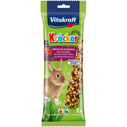 Baton pentru iepuri Vitakraft Kracker Wild Berries 112 g