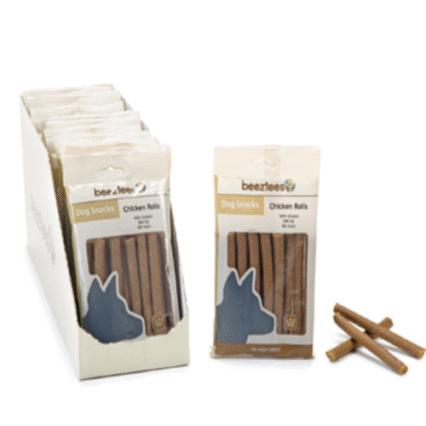 Beeztees Recompensa Snack Rulou Pui 150 g