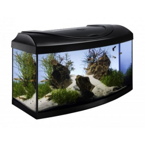 Acvariu negru Diversa cu led 13 W 60x30x30 cm 54 L