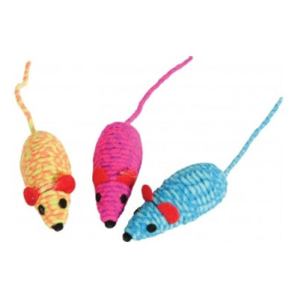 Jucarie pentru pisici model Soarece Elastic 35X35X160 mm