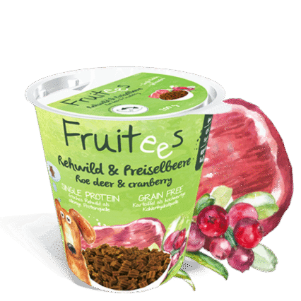 Recompense pentru caini Bosch cu caprioara si merisor 200 gr