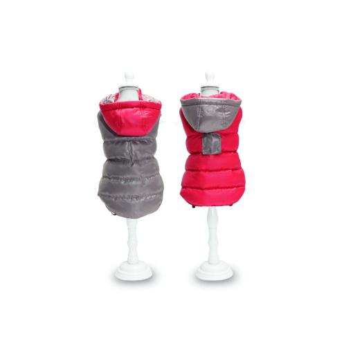 Haina pentru caini cu doua fete red 45cm