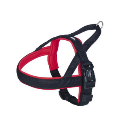 Ham rosu pentu caini Mesh Preno 75-98 cm