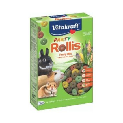 Hrana complementara pentru rozatoare Vitakraft Party Rollis 500 g