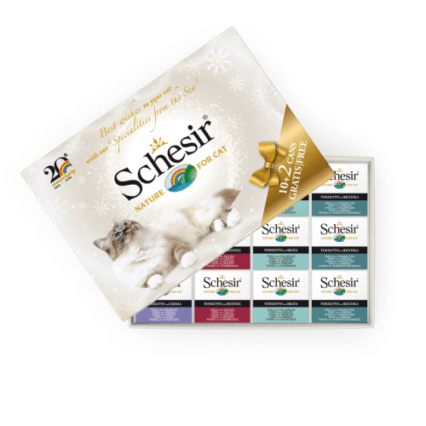 Hrana umeda pentru pisici Schesir Pack Sea Specialities 85g 10+2 Gratis