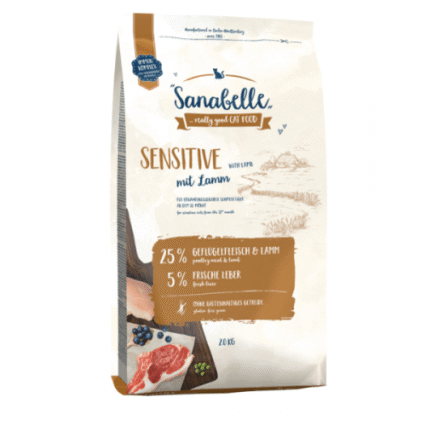 Hrana uscata pentru pisici Sanabelle Sensitive cu miel 2 kg