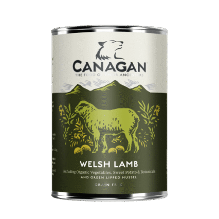 Hrana umeda pentru caini Canagan Grain Free cu miel si peste alb 400 g