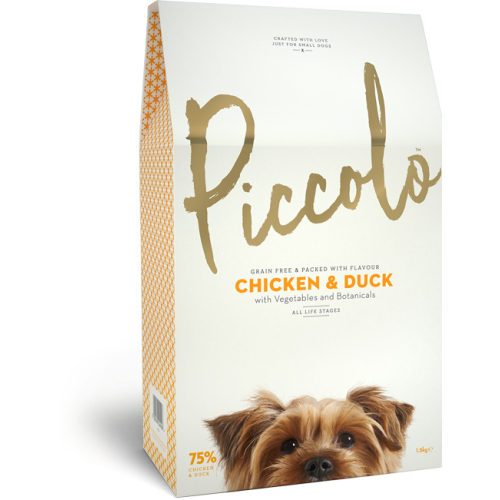 Hrana uscata pentru caini Piccolo cu pui si rata 750 g