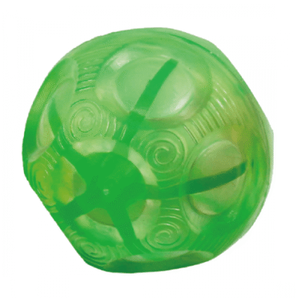 Jucarie pentru caini Enjoy Minge Luminoasa 8 cm