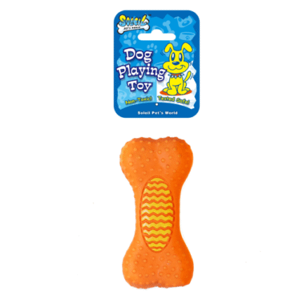 Jucarie din latex pentru caini Soleil Os Dental 12cm A7046