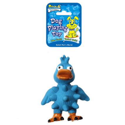 Jucarie din latex pentru caini Soleil Rata Tepoasa 14cm A7374