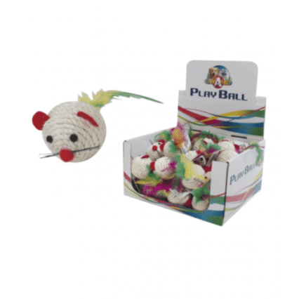 Jucarie pentru pisici Croci Soarece din sfoara