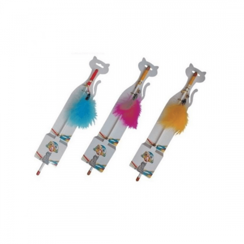 Jucarie pentru pisici Croci Undita cu pene