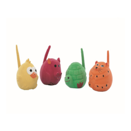 Jucarie pentru caini Animal latex 6 cm