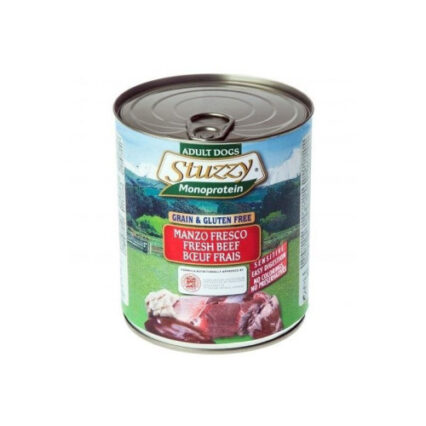 ​Hrana umeda pentru caini Stuzzy Monoprotein cu vita 400 g