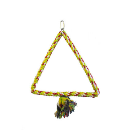 Jucarie pentru pasari leagan Sfoara Color 40X32cm