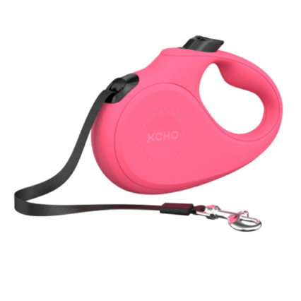 Lesa retractabila pentru caini Xcho 3M Banda XS Pink 1040