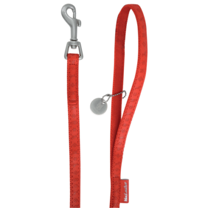 Lesa rosie pentru caini Macleather 25mm/1.2m Z 522025RO