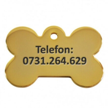 Medalion pentru caini Os Gold Imac S