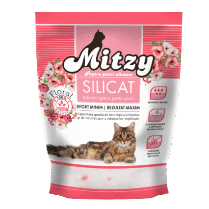 Nisip pentru litiera cu miros floral Mitzy 3.8 L