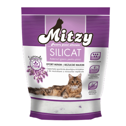 Nisip pentru litiera cu lavanda Mitzy 3.8 L