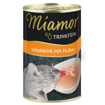 Hrana umeda pentru pisici Miamor Vital Drink cu pui 135 ml