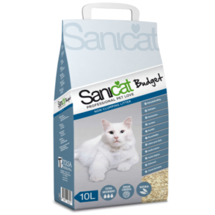Nisip pentru litiera Sanicat Budget 10 L