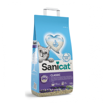 Nisip pentru litiera Sanicat Classic Lavanda 10 L