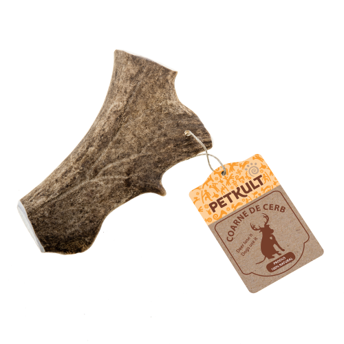 Recompensa pentru caini coarne de cerb lopatar Petkult M 100 g