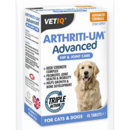 Supliment pentru articulatii Vetiq Arthriti-um Advance 45 tablete