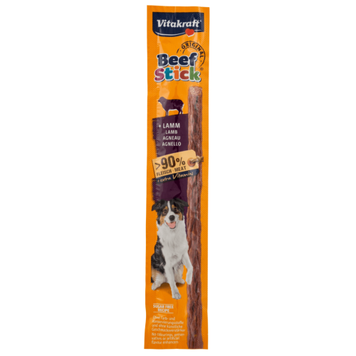 Recompensa pentru caini Vitakraft Beef Stick cu Miel 12 g