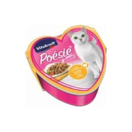 Hrana completa pentru pisici Vitakraft Poesie cu Pui si Legume 85 g