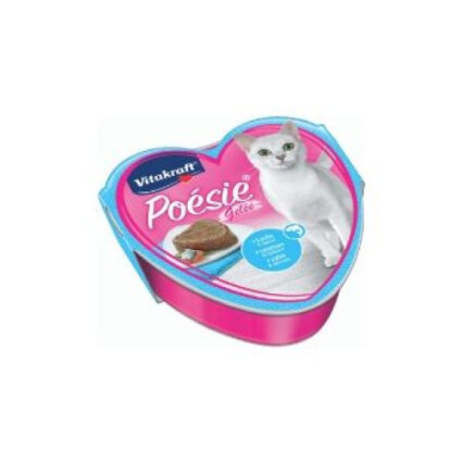 Recompensa pentru pisici Vitakraft Poesie cu Somon si Spanac 85 g