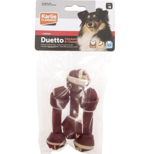 Recompense Snack Duetto Pui & Branza M 3 buc/set (11cm) 120g
