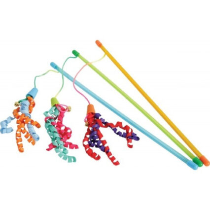 Jucaria pentru pisica Zolux Undita cu Panglica