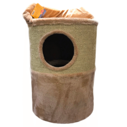 Ansamblu de joaca pentru pisici Enjoy Sisal Butoias 35X35X59cm