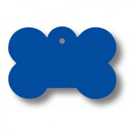 Medalion pentru caini Os Albastru Imac S