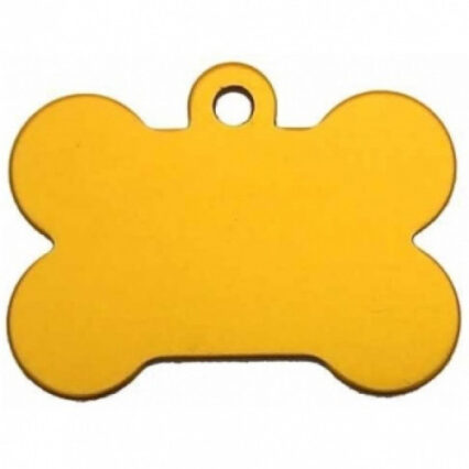 Medalion pentru caini Tag Os Auriu L