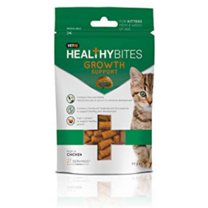 Recompensa pentru pisici VETIQ SNACK KITTEN GROWTH SUPPORT 65gr
